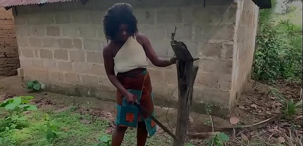Long Time Village Lovers Met In The Farm End Up Fucking In Her Empty Uncompleted Apartment